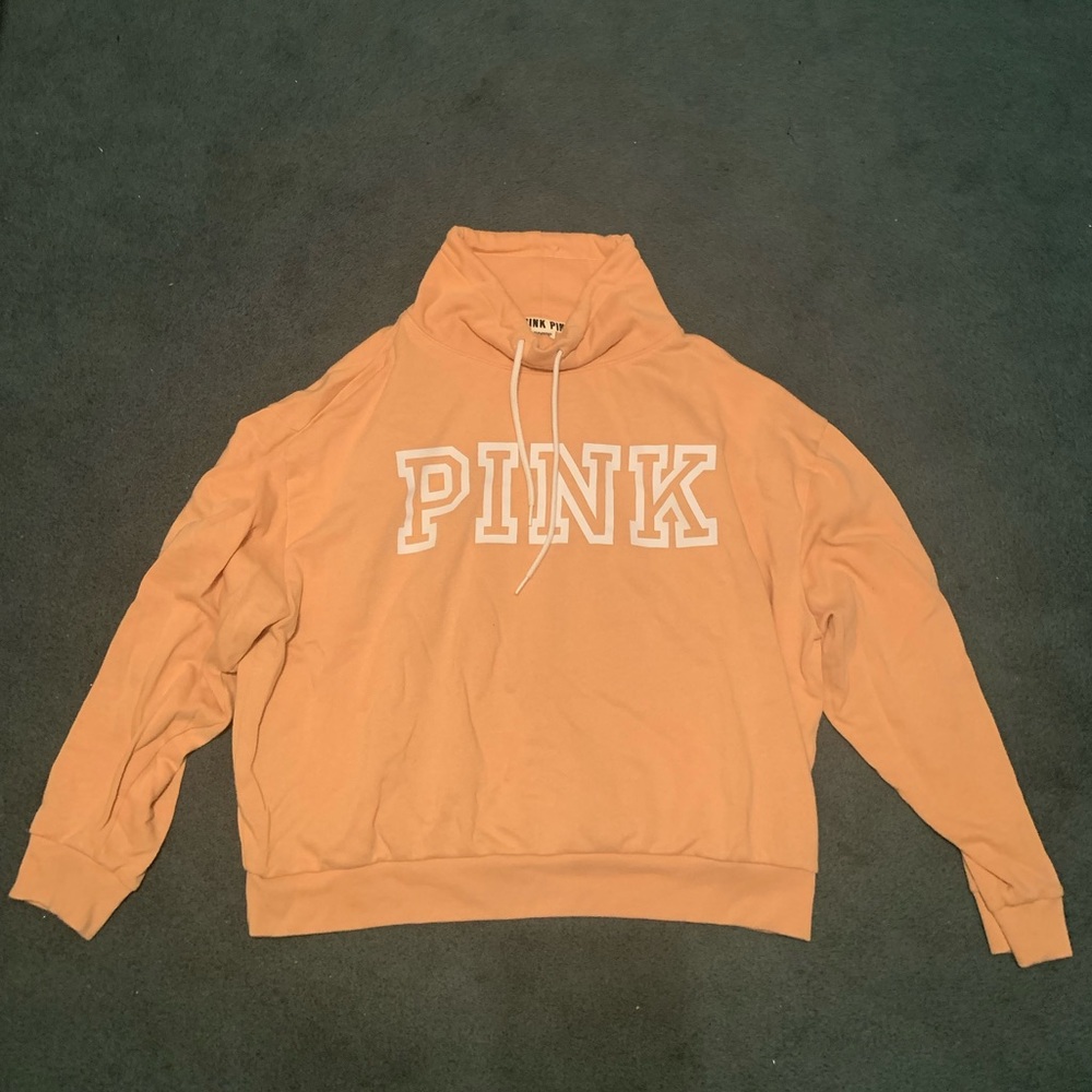 Yellow VS Pink Cowell Neck Hoodie